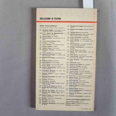 PUBLIO TERENZIO AFRO Heautontimorumenos 1977 EINAUDI collezione di teatro 116