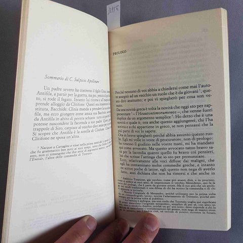 PUBLIO TERENZIO AFRO Heautontimorumenos 1977 EINAUDI collezione di teatro 116