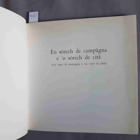 EN SORECH DE CAMPAGNA E 'N SORECH DE CITA' poesia dialettale cremona CHIAPPANI