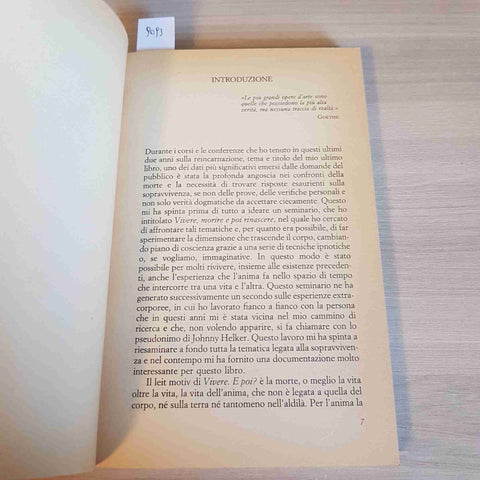 VIVERE E POI? MANUELA POMPAS - RIZZOLI 1989 aldilà dimensione dell'invisibile