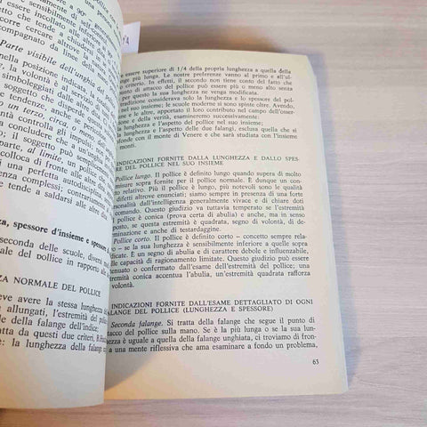 LEGGIAMO LA MANO personalità destino RENE' BUTLER - MONDADORI LA REPUBBLICA
