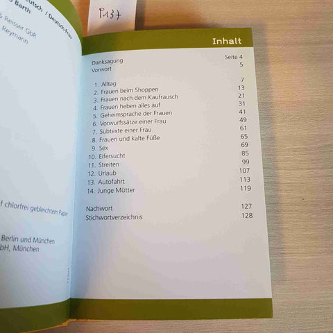 LANGENSCHEIDT Frau-Deutsch Deutsch-Frau MARIO BARTH 2004 schnelle hilfe fur den