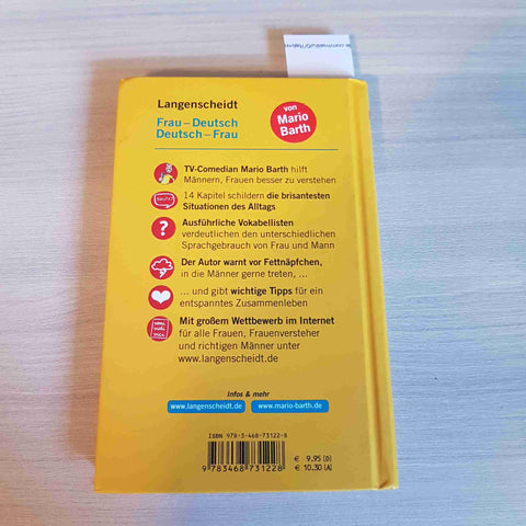 LANGENSCHEIDT Frau-Deutsch Deutsch-Frau MARIO BARTH 2004 schnelle hilfe fur den