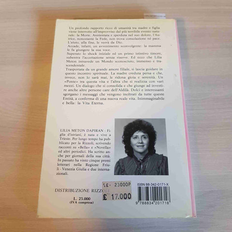 ...E VENNE QUEL GIORNO aldilà ignoto anima LILIA METON - LUIGI REVERDITO - 1987