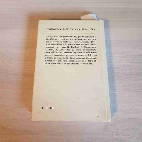 OTELLO - SHAKESPEARE - SANSONI 1948 versione di Raffaello Piccoli