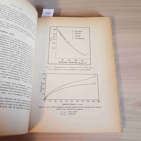 GLI ISOTOPI RADIOATTIVI nella ricerca biologica RODOLFO PAOLETTI 1959 HOEPLI