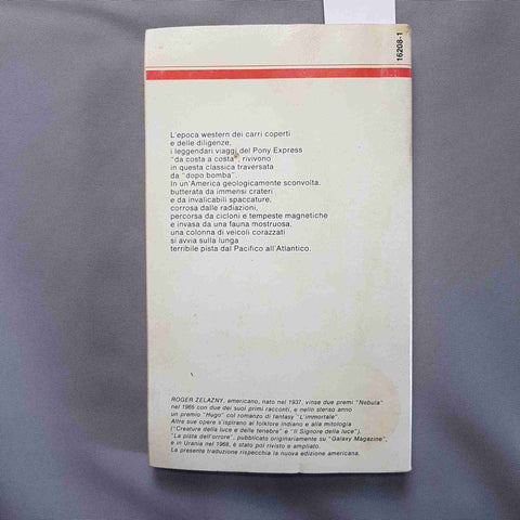 LA PISTA DELL'ORRORE Roger Zelazny MONDADORI URANIA 1979 fantascienza science