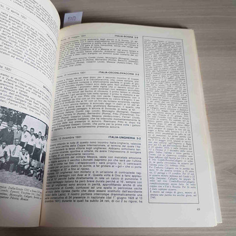 IL LIBRO AZZURRO DEL CALCIO ITALIANO Pratelli Scardillo 1974 MILANO LIBRI zoff