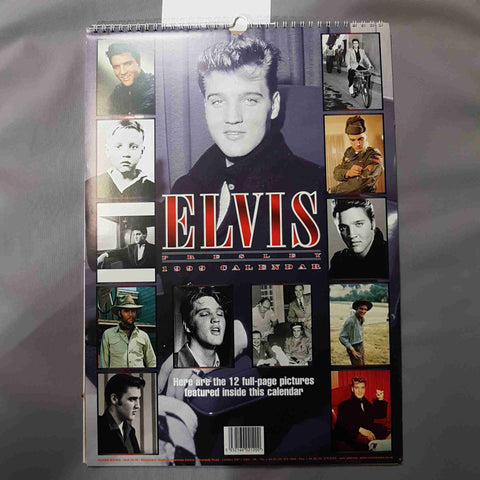 ELVIS PRESLEY CALENDARIO 1999 by OLIVER BOOKS CALENDAR VINTAGE
