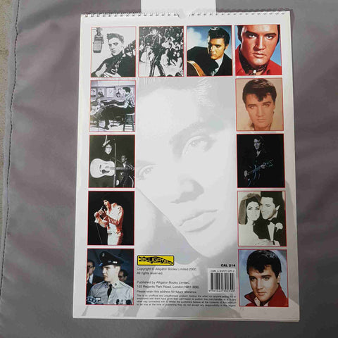 ELVIS PRESLEY CALENDARIO 2001 by ALLIGATOR BOOKS CALENDAR VINTAGE