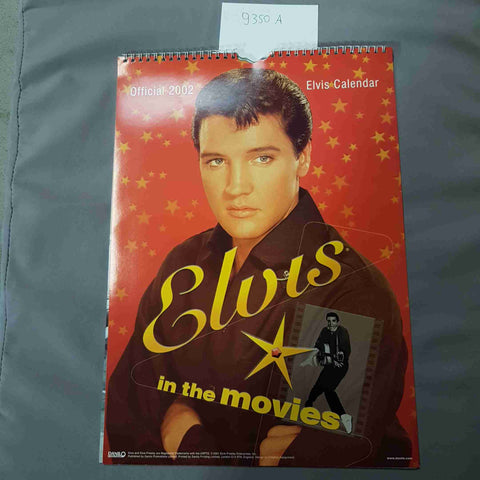 ELVIS PRESLEY CALENDARIO 2002 by DANILO PROMOTIONS CALENDAR VINTAGE