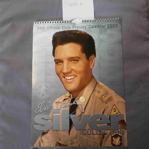 ELVIS PRESLEY CALENDARIO 2003 SILVER COLLECTION by DANILO CALENDAR VINTAGE