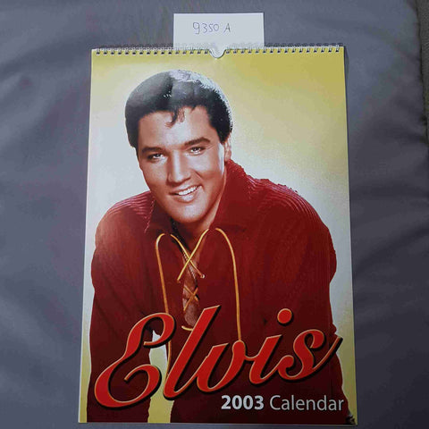 ELVIS PRESLEY CALENDARIO 2003 by ZINCSEVEN CALENDAR VINTAGE THE KING ROCK