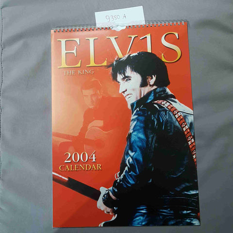 ELVIS PRESLEY CALENDARIO 2004 by PEAR SHAPED CALENDAR VINTAGE THE KING ROCK