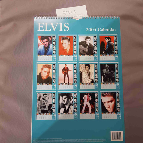 ELVIS PRESLEY CALENDARIO 2004 by PEAR SHAPED CALENDAR VINTAGE THE KING ROCK