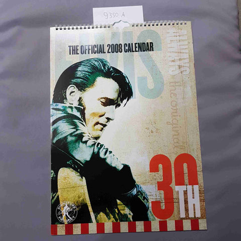 ELVIS PRESLEY CALENDARIO 2008 by DANILO PROMOTIONS CALENDAR VINTAGE THE KING