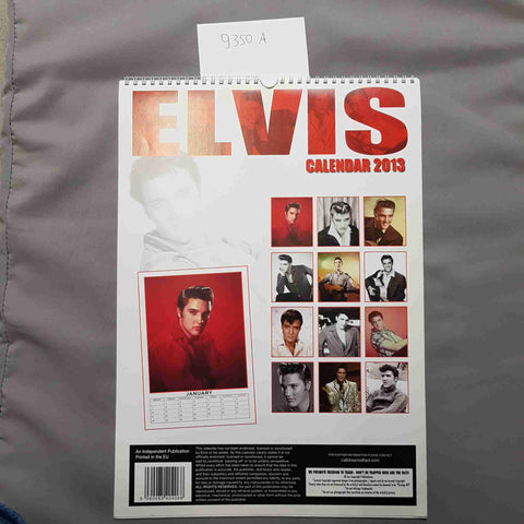 ELVIS PRESLEY CALENDARIO 2013 by AN INDIPENDENT PUBLICATION CALENDAR VINTAGE