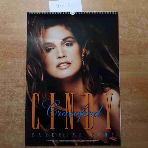 CINDY CRAWFORD CALENDAR 2001 OLIVER BOOKS calendario vintage