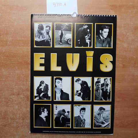 ELVIS PRESLEY CALENDAR 1996 by OLIVER BOOKS vintage CALENDARIO