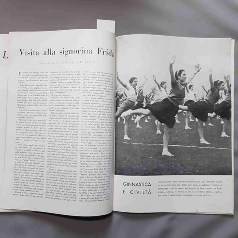 LA LETTURA ottobre 1936 rivista del corriere della sera