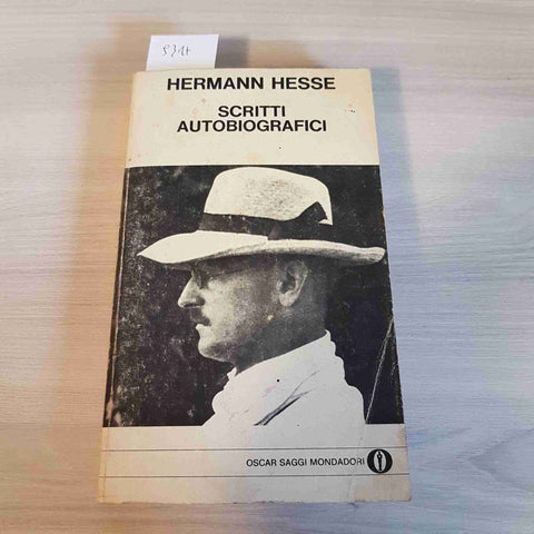 SCRITTI AUTOBIOGRAFICI - HERMANN HESSE - MONDADORI - 1980