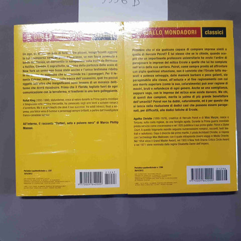 2 GIALLO MONDADORI SIGILLATI le fatiche di Hercule + il dramma della florida