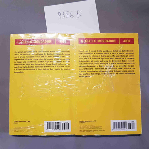 2 GIALLO MONDADORI SIGILLATI carabinieri in giallo 4 + tredici passi alla forca