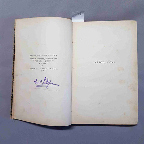 EMILIO SALGARI le mie memorie 1928 MONDADORI prefazione YAMBO illustra D'AMATO