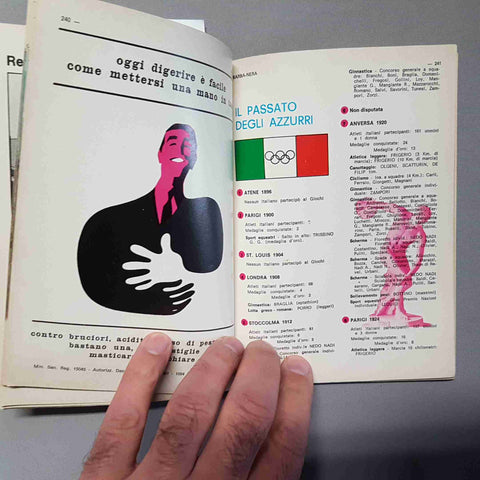 BARBA NERA DI FOLIGNO per l'anno bisestile 1968 CAMPI EDITORE pubblicità epoca