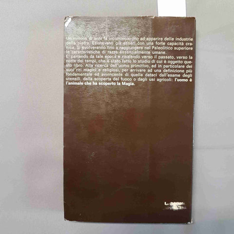 DA DOVE VIENE L'UMANITA' Albessard 1974 MEB paleolitico