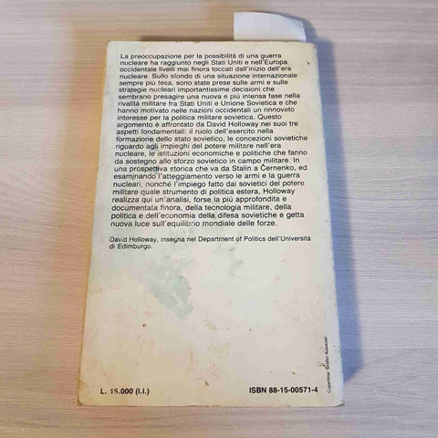 L'UNIONE SOVIETICA E LA CORSA AGLI ARMAMENTI - DAVID HOLLOWAY 1984 IL MULINO