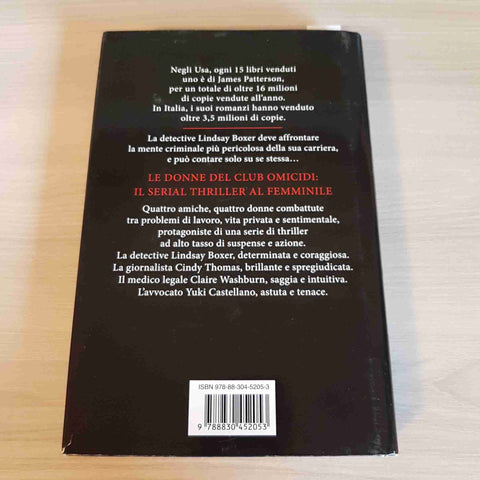 LA SEDUZIONE DEL MALE thriller JAMES PATTERSON 1°edizione LONGANESI - 2019