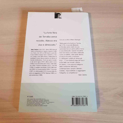 IL VISCONTE DIMEZZATO - ITALO CALVINO - OSCAR MONDADORI - 2013