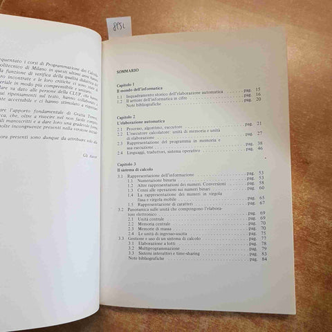 FONDAMENTI DI INFORMATICA Della Vigna Ghezzi Morpurgo 1979 CLUP