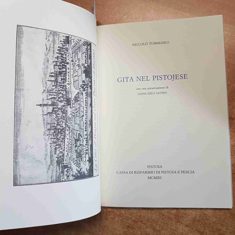 NICCOLO' TOMMASEO Gita nel Pistojese 1990 CASSA RISPARMIO PISTOIA E PESCIA