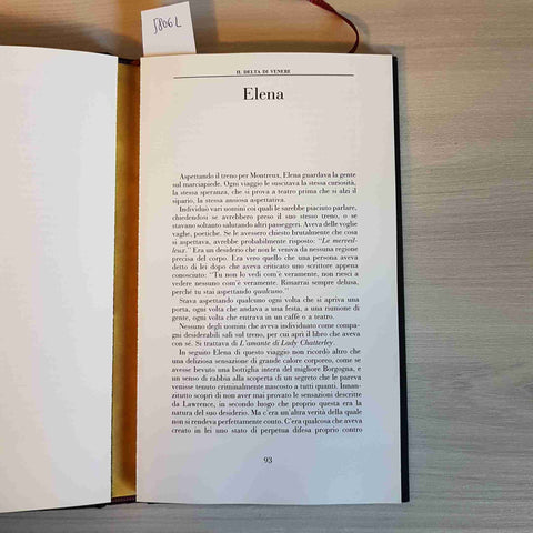 IL DELTA DI VENERE - ANAIS NIN 1984 EUROCLUB da restaurare! leggi all'interno