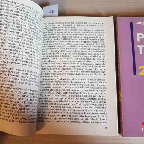 PALMIRO TOGLIATTI biografia in 2 volumi GIORGIO BOCCA l'unità L'UNITA' 1992