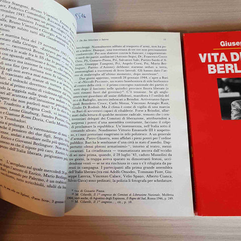 VITA DI ENRICO BERLINGUER 2 volumi GIUSEPPE FIORI 1992 L'UNITA' LATERZA PCI