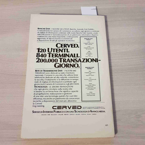 LE PAROLE DELL'INFORMATICA parte prima A - K 1982 MONDADORI calcolatori