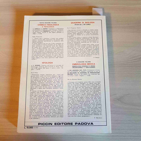 MICROBIOLOGIA MEDICA - ANTONIO SPANEDDA autografato!!! PICCIN - 1978