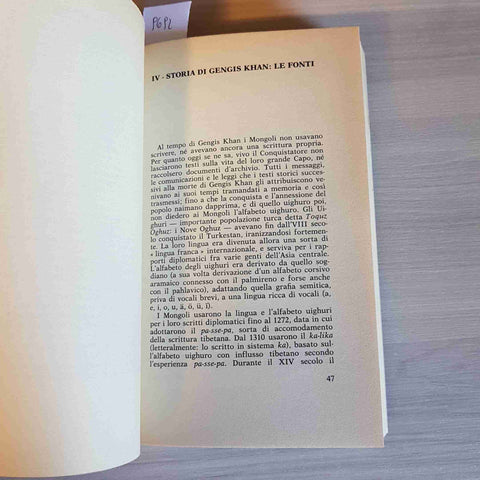 GENGIS KHAN IL CONQUISTATORE OCEANICO - GABRIELE MANDEL 1979 SUGARCO EDIZIONI