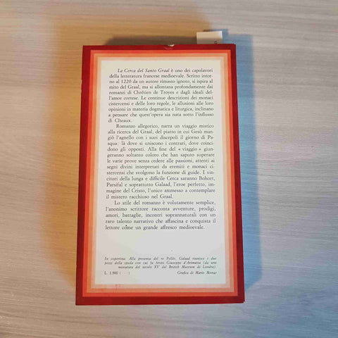 LA CERCA DEL SANTO GRAAL romanzo storico  BIBLIOTECA RUSCONI - 1974