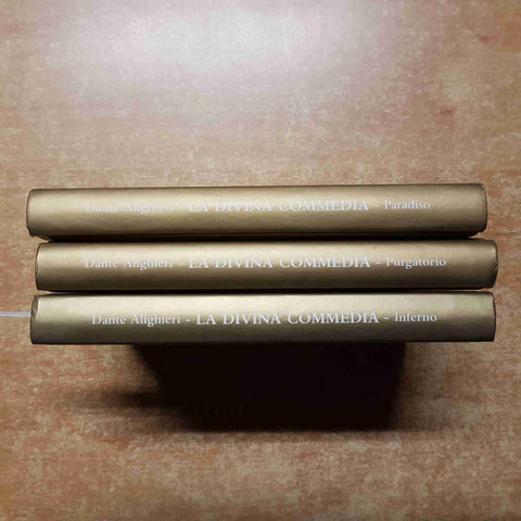 LA DIVINA COMMEDIA 3 vol. DANTE ALIGHIERI testo integrale 2000 GENTE aligi sassu
