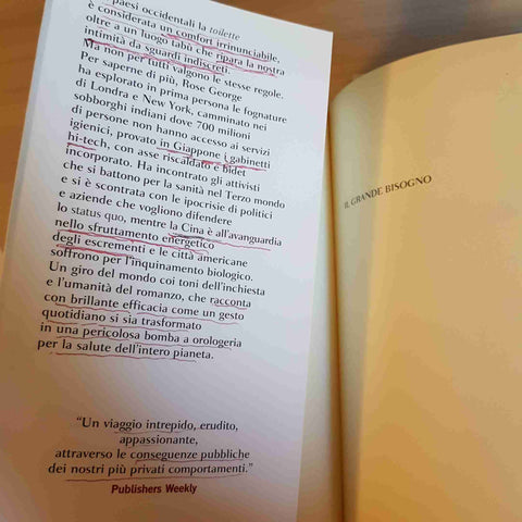Il grande bisogno PERCHE' NON DOBBIAMO SOTTOVALUTARE L'ULTIMO TABU'  GEORGE