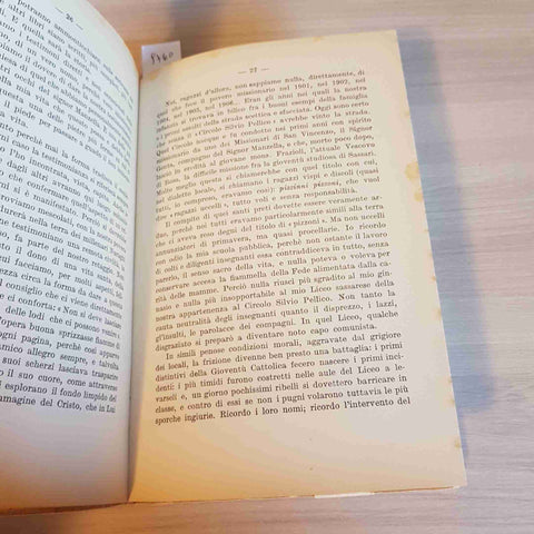 MANZELLA IL SANTO CHE HO CONOSCIUTO di Remo Branca - SEI - 1952