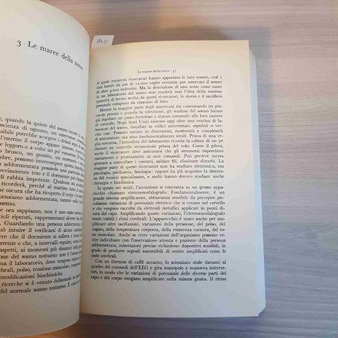 IL SONNO sogni inconscio biochimica LUCE, SEGAL - ROBIN GARZANTI 1976