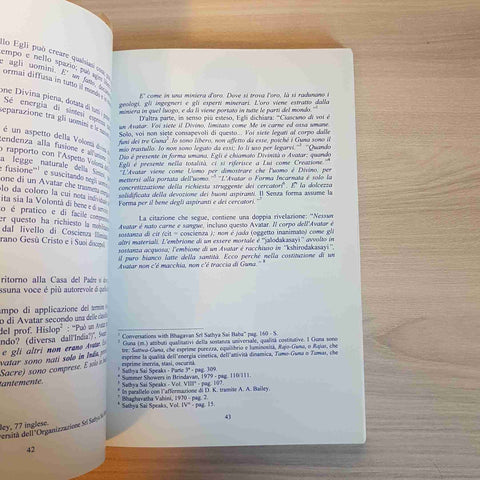LA RIVELAZIONE CONTINUA... SATHYA SAI BABA 1995 BIS teosofia avatar saggezza
