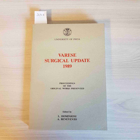 VARESE SURGICAL UPDATE 1989 DOMINIONI BENEVENTO universita' di Pavia