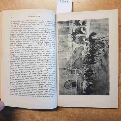 I PROMESSI SPOSI storia milanese del secolo XVI ALESSANDRO MANZONI 1958 HOEPLI