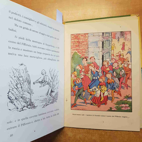 ROBERTO BROWNING - IL PIFFERAIO DI HAMELIN illustrazioni NATOLI 1935 AURORA
